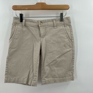 Aeropostale Shorts Khaki Bermuda Shorts Ladies Size 0
